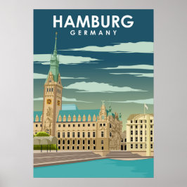 Hamburg Deutschland - Europastadt Poster