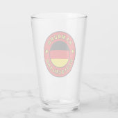 Hamburg Deutschland Glas (Rückseite)