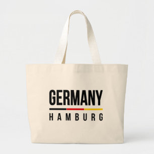 Hamburg Deutschland Jumbo Stoffbeutel