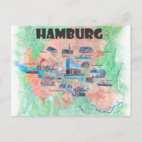 Hamburg Deutschland - Lieblingskarte