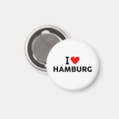 Hamburg Deutschland Magnet (Vorderseite/Rückseite)
