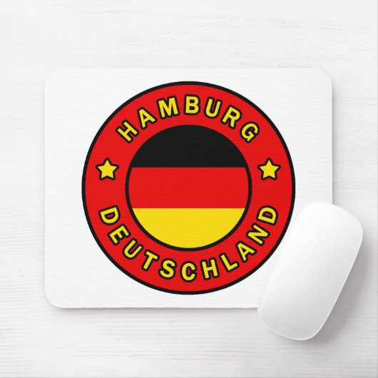 Hamburg Deutschland Mousepad (Mit Mouse)