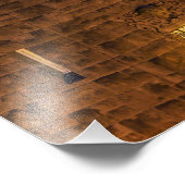 Hamburg, Deutschland - Panoramablick in der Dämmer Fotodruck (Ecke)