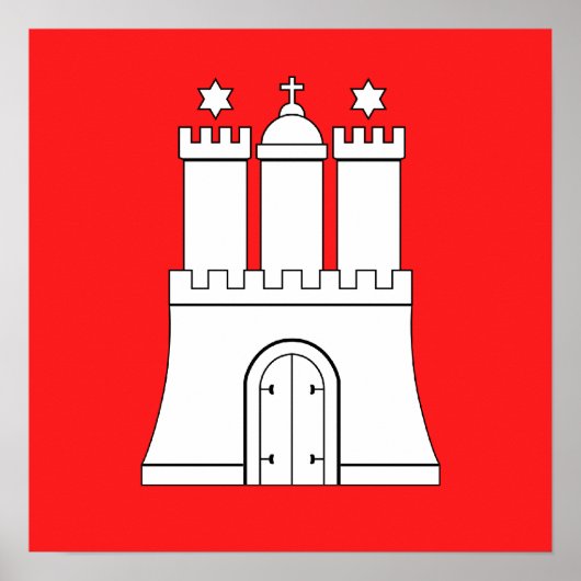 Hamburg, Deutschland Poster (Vorne)