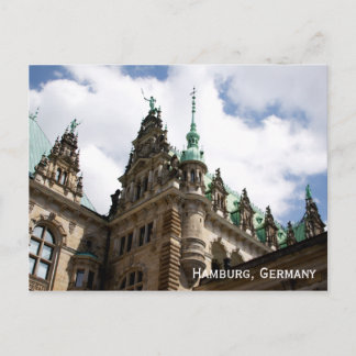 Hamburg Deutschland Rathaus Postkarte
