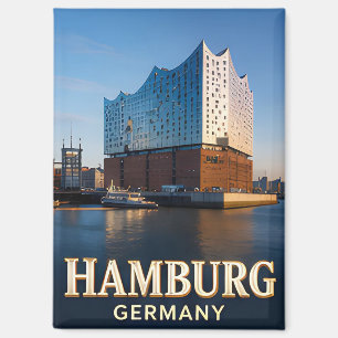 ✈️ Hamburg Deutschland Reise Geschenk ⚓ Magnet