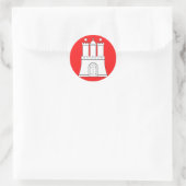 Hamburg, Deutschland Runder Aufkleber (Tasche)