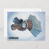 Hamburg Deutschland Skyline Panorama Travel Foto Postkarte (Vorne/Hinten)