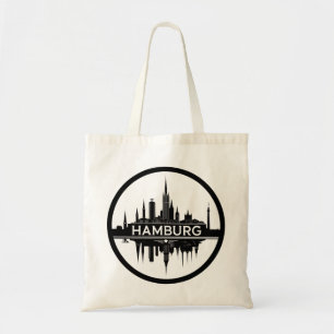 Hamburg Deutschland Skyline - Vintages Stadtbild Tragetasche