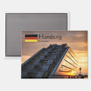 Hamburg Deutschland Souvenir Magnet