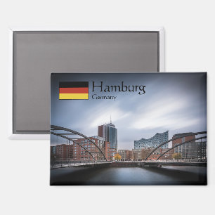 Hamburg Deutschland Souvenir Magnet