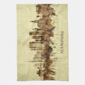 Hamburg Deutschland Stadt Geschirrtuch (Vertikal)