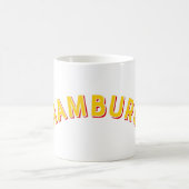 Hamburg, Deutschland Vintag Arch Kaffeetasse (Mittel)