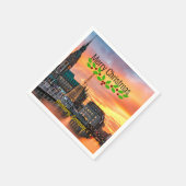 Hamburg, Deutschland Weihnachten Serviette (Ecke)