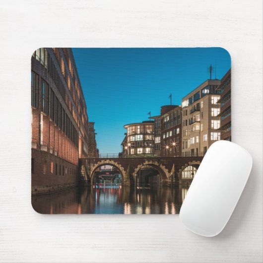 Hamburg Ellerntorsbrücke Mousepad (Mit Mouse)