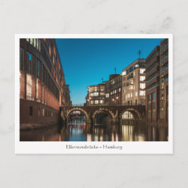 Hamburg Ellerntorsbrücke Postkarte