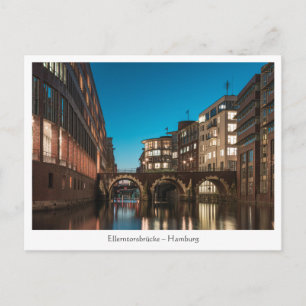 Hamburg Ellerntorsbrücke Postkarte