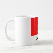 Hamburg-Flagge Kaffeetasse (Links)
