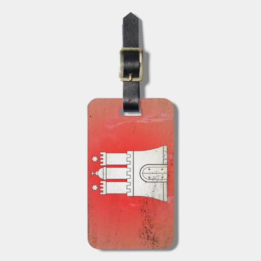 Hamburg Gepäckanhänger (Vorderseite vertikal)