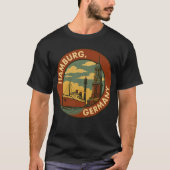 Hamburg German Port City T-Shirt (Vorderseite)
