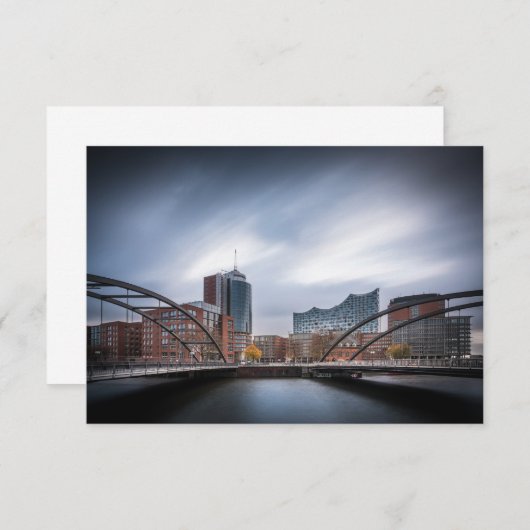 Hamburg Germany Card (Vorne/Hinten)