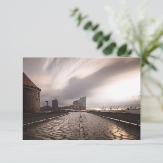 Hamburg Germany Card (Stehend Vorderseite)