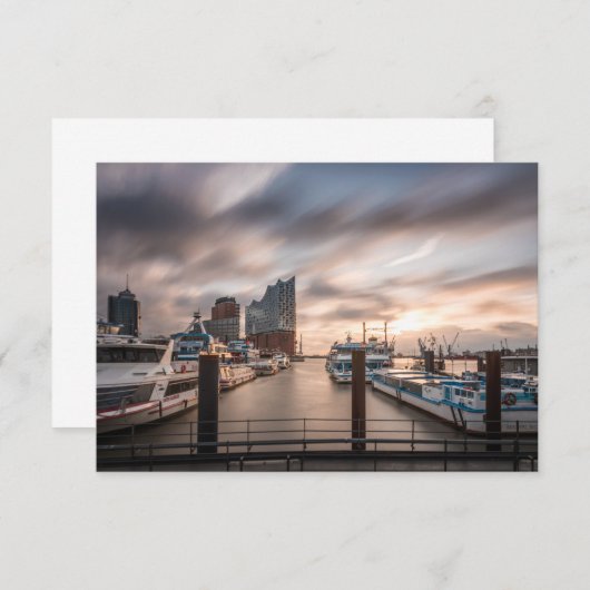 Hamburg Germany Card (Vorne/Hinten)