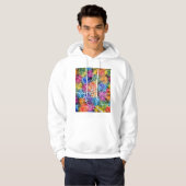 Hamburg Germany City Map Hoodie (Vorne ganz)