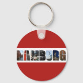 Hamburg Germany City Travel Photos Schlüsselanhänger (Rückseite)
