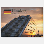 Hamburg Germany Souvenir Magnet (Vorderseite)