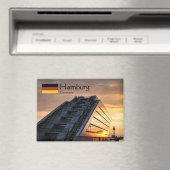 Hamburg Germany Souvenir Magnet (In Situ (Geschirrspüler))