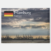 Hamburg Germany Souvenir Magnet (Vorderseite)