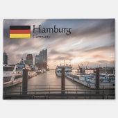 Hamburg Germany Souvenir Magnet (Vorderseite)