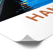 Hamburg Germany Travel Print Poster (Ecke)