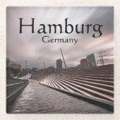 Hamburg Glasuntersetzer (Vorderseite)