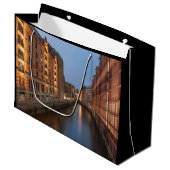 Hamburg Große Geschenktüte (Vorderseite Schrägansicht)