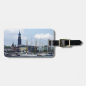 Hamburg Hafen Hafen Hafen Hafen Michel Deutschland Gepäckanhänger (Vorderseite horizontal)