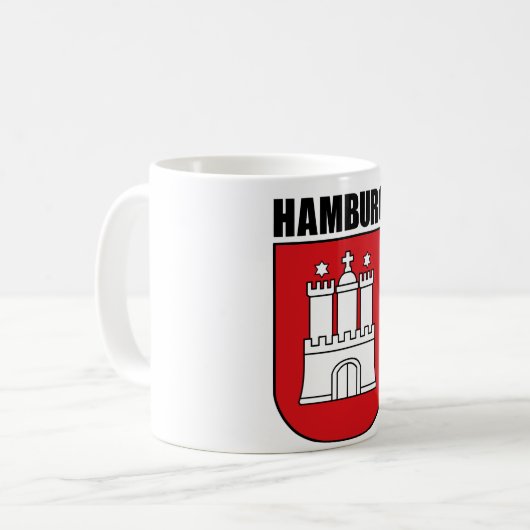 Hamburg (Hansestadt) Kaffeetasse (Vorderseite Links)