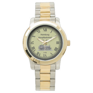 Hamburg Hbf Station ~ Deutschland ~ 1906 ~ Watch Armbanduhr