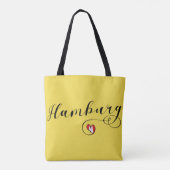 Hamburg Heart Grocertasche, Deutschland Tasche (Rückseite)