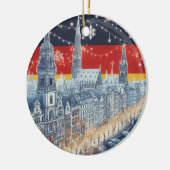 HAMBURG INSPIRIERT KERAMIK ORNAMENT (Links)