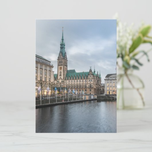 Hamburg Karte (Stehend Vorderseite)