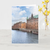 Hamburg Karte (Gelbe Blume)