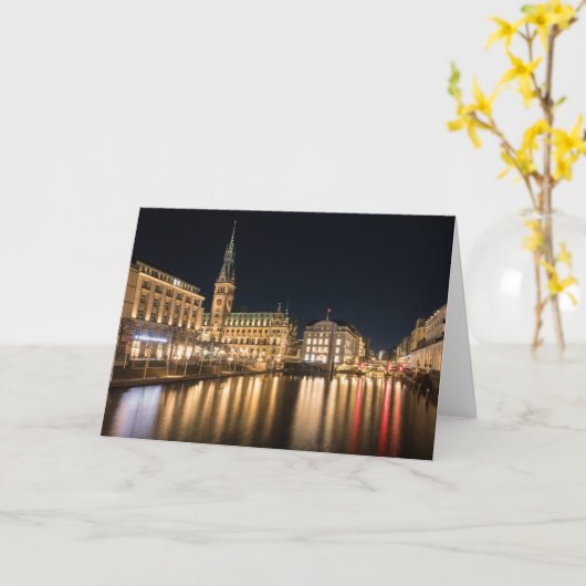 Hamburg Karte (Gelbe Blume)