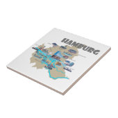 Hamburg-Karten-Überblick Fliese (Seite)