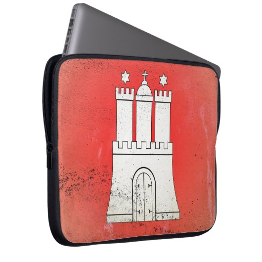Hamburg Laptopschutzhülle (Vorne Rechts)