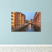Hamburg Leinwanddruck (Insitu (Holzboden))