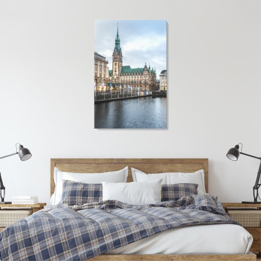 Hamburg Leinwanddruck (Insitu (Schlafzimmer))