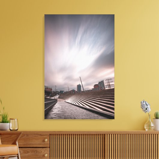 Hamburg Leinwanddruck (Insitu (Wohnzimmer))