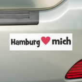 Hamburg liebt mich autoaufkleber (Auf Auto)